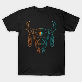 Nature skull west T-Shirt